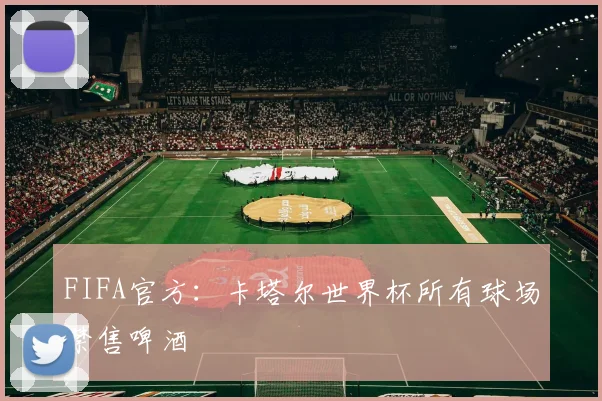 FIFA官方：卡塔尔世界杯所有球场禁售啤酒